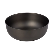 District 70 royal stainless steel dog bowl antracite small - afbeelding 1