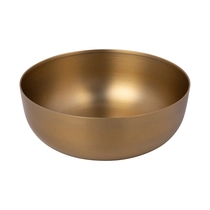 District 70 royal stainless steel dog bowl gold small - afbeelding 1