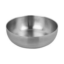 District 70 royal stainless steel dog bowl silver medium - afbeelding 1