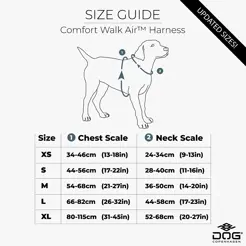 Dog Copenhagen comfort walk air harness x-small classic red 3.0 - afbeelding 5