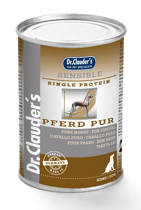 Dr.Clauder hond blik sensible puur paard 400 gram