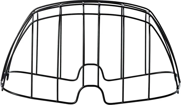 Draadkoepel metaal zwart voor fietsmand buddy - afbeelding 1