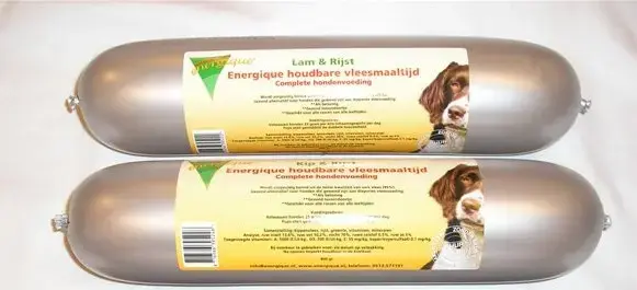 Energique worst lam/rijst 800 gram (p.st)