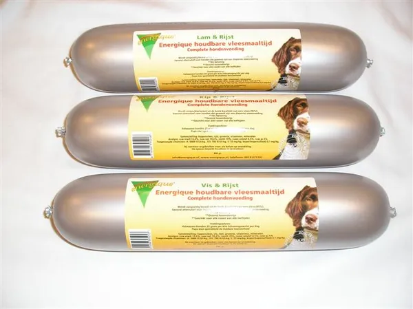 Energique worst lam/rijst 800 gram (p.st)
