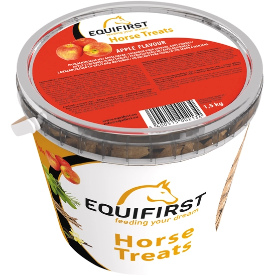 Equifirst horse treats apple 1,5 kg paardensnoepjes