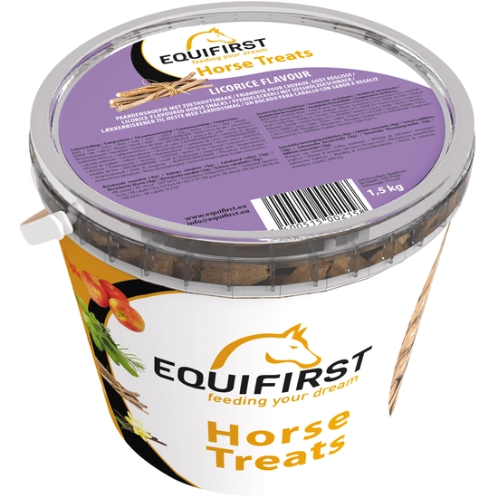 Equifirst horse treats zoethout 1,5 kg paardensnoepjes