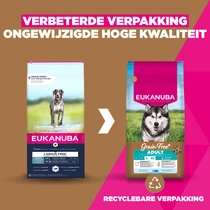 Eukanuba adult large breed grain free rijk aan zeevis 12kg Hondenvoer - afbeelding 2