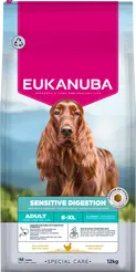 Eukanuba dog daily care adult senstive digestion all breeds 12 kg Hondenvoer