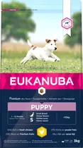 Eukanuba dog puppy small breed kip 3 kg Hondenvoer