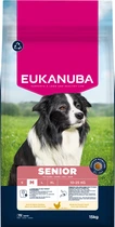 Eukanuba dog senior medium breed kip 15 kg Hondenvoer