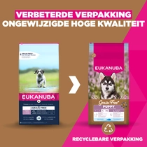 Eukanuba puppy large breed grain free rijk aan zeevis 12 kg Hondenvoer - afbeelding 5