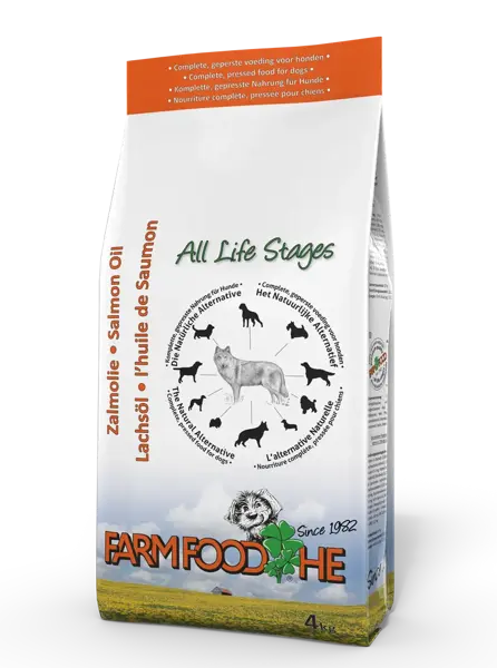 Farm Food he zalmolie 4 kg Hondenvoer