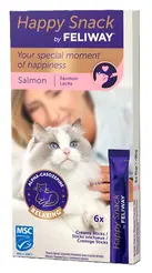 Feliway happy snack liquid zalm 6x15gram