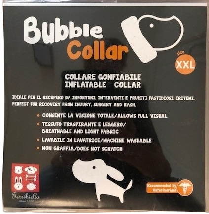 Ferribiella bubble collar oplaasbare kraag XXL - afbeelding 1