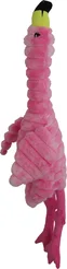 Ferry flamingo corduroy hondenspeelgoed met piep 90cm - afbeelding 1