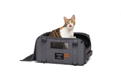 FikaGo truffle Carry on Carrier reisdraagtas grijs - afbeelding 3