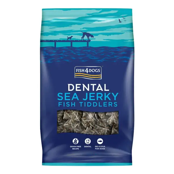 Fish4Dogs sea jerky tiddlers 115 gram - afbeelding 1