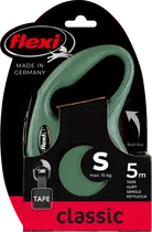 Flexi rollijn classic tape small 5 meter olijfgroen - afbeelding 1