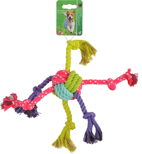 Flos knoopbal met knoopslierten 33 cm - afbeelding 1