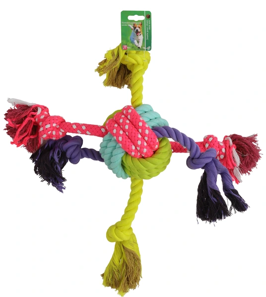 Flos knoopbal met knoopslierten 58 cm - afbeelding 1