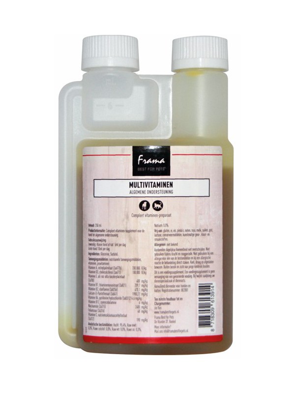 Frama Multivitaminen 250 ml. - afbeelding 1