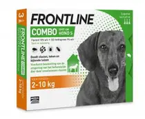 Frontline combo hond s 2 t/m 10 kg 3 pipetten