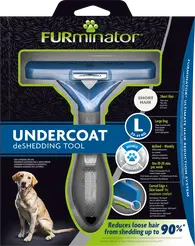 FURminator DeShedding hond ondervacht kam kort haar large