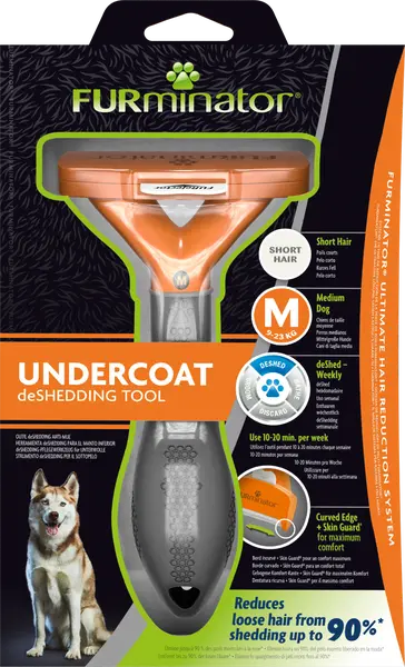 FURminator DeShedding hond ondervacht kam kort haar medium