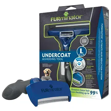 FURminator DeShedding hond ondervacht kam lang haar large - afbeelding 1