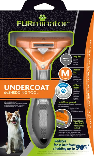 FURminator DeShedding hond ondervacht kam lang haar medium