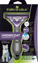 FURminator DeShedding kat ondervacht kam kort haar medium/large