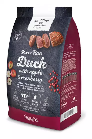 Go native free-run duck & apple for all ages 12 kg hondenvoer - afbeelding 1