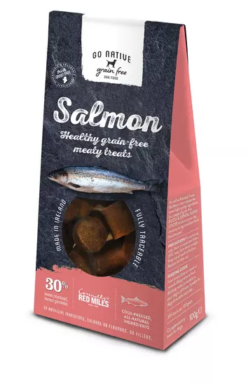 Go native meaty treats salmon grain-free 100 gram - afbeelding 1