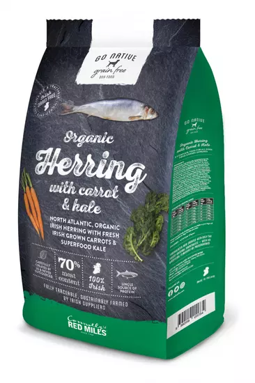 Go native organic herring & carrots for all ages 12 kg hondenvoer - afbeelding 1