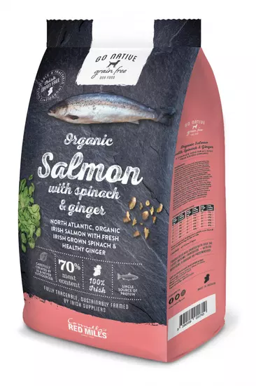 Go native organic salmon & spinach for all ages 12 kg hondenvoer - afbeelding 1