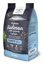 Go native puppy organic salmon & spinach & ginger 800 gram hondenvoer