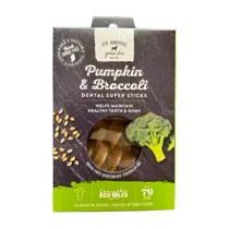 Go native super dental sticks pumpkin & broccoli 150 gram