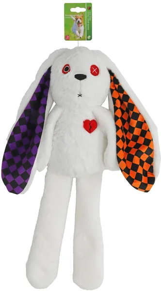 Halloween konijn wit met piep 57cm - afbeelding 1