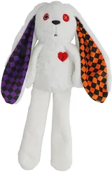 Halloween konijn wit met piep 57cm - afbeelding 2