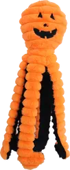 Halloween octopus corduroy oranje met piep 40cm