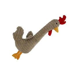 Hans haan corduroy hondenspeelgoed met piep 105cm - afbeelding 2