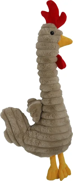 Hans haan corduroy hondenspeelgoed met piep 80cm - afbeelding 1