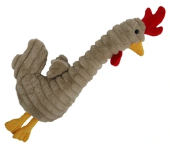 Hans haan corduroy hondenspeelgoed met piep 80cm - afbeelding 2