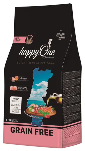 HappyOne mediterraneum cat adult fresh chicken 1 kg