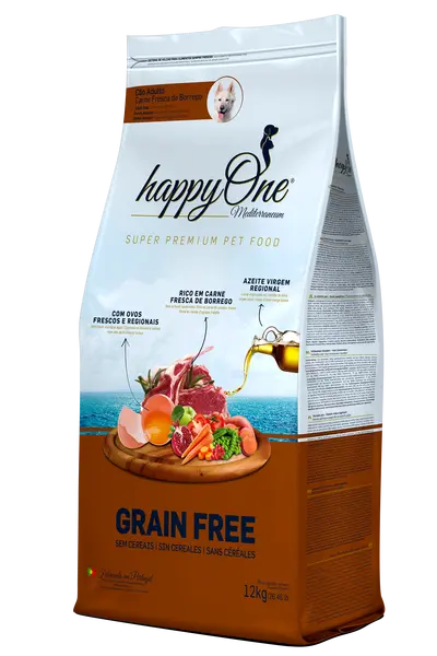 HappyOne mediterraneum dog adult fresh lamb 12 kg - afbeelding 1