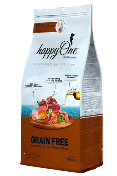 HappyOne mediterraneum dog adult fresh lamb 12 kg - afbeelding 1