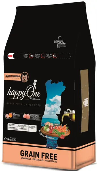 HappyOne mediterraneum dog adult small breed fresh chicken 7 kg