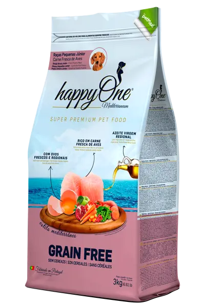 HappyOne mediterraneum dog puppy small breed fresh chicken 3kg