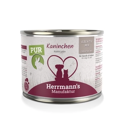Herrmanns blik puur bio konijn 200 gram - afbeelding 1
