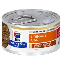 Hill's prescription diet c/d urinary care kip stoofpotje blik 82gr. Kattenvoer - afbeelding 1